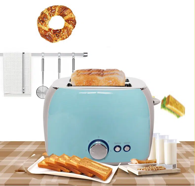 Grille-pain électrique Vintage Rétro Pastel 6 Grille-pain électrique Vintage Rétro Pastel – Image 6
