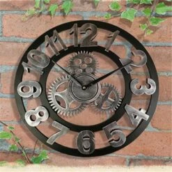 Horloge Engrenage Apparent Style Industriel -Vintage Soldes horloge engrenage apparent style industriel 3