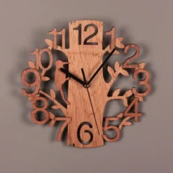 Horloge Murale En Forme D’arbre Vintage