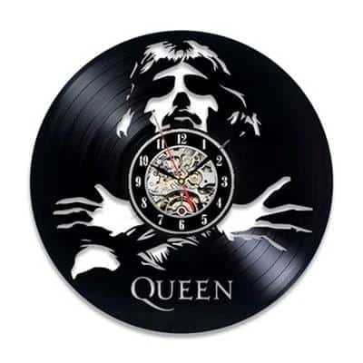 Horloge Murale En Vinyle Du Groupe De Rock Queen 5 Horloge Murale En Vinyle Du Groupe De Rock Queen – Image 5