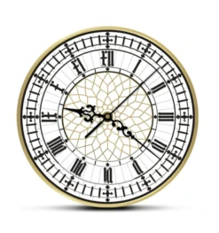 Horloge Murale Nordique Vintage à Cadran En Acrylique