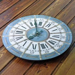 Horloge Murale Vintage Paris 1807 En Bois Et Bambou -Vintage Soldes horloge murale vintage paris 1807 en bois et bambou 3