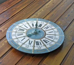 Horloge Murale Vintage Paris 1807 En Bois Et Bambou -Vintage Soldes horloge murale vintage paris 1807 en bois et bambou 4