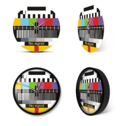 Horloge Murale Vintage TV Rétro -Vintage Soldes horloge murale vintage tv retro