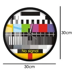Horloge Murale Vintage TV Rétro -Vintage Soldes horloge murale vintage tv retro 7