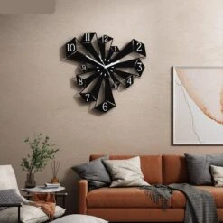 Horloge Vintage Hexagonale Pour Salon -Vintage Soldes horloge vintage hexagonale pour salon 3