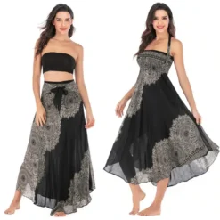 Jupe Longue Hippie Bohème Vintage -Vintage Soldes jupe longue hippie boheme vintage 5