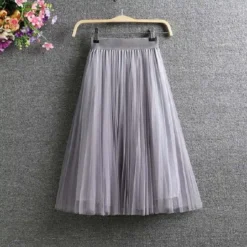 Jupe Plissée Vintage Tutu à Taille élastique 11 Jupe Plissée Vintage Tutu à Taille élastique -Vintage Soldes jupe plissee vintage tutu a taille elastique 3