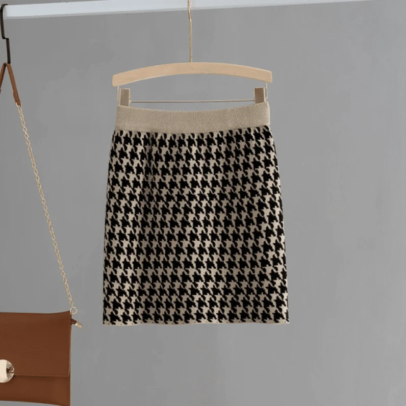 Jupe Pull Vintage Courte Et Taille Haute Pour Femme 4 Jupe Pull Vintage Courte Et Taille Haute Pour Femme – Image 4