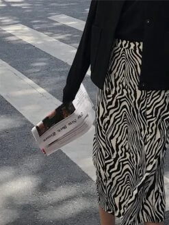 Jupe Vintage Zèbre -Vintage Soldes jupe vintage zebre