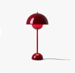 Lampe De Bureau Et Chevet Colorée Style Rétro En Fer