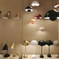 Lampe De Bureau Et Chevet Colorée Style Rétro En Fer -Vintage Soldes lampe de bureau et chevet coloree style retro en fer 3