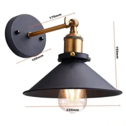 Lampe Murale Style Vintage Réglable -Vintage Soldes lampe murale style vintage reglable 4