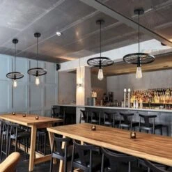 Luminaire Suspendu Roue Vintage En Fer -Vintage Soldes luminaire suspendu roue vintage en fer 5