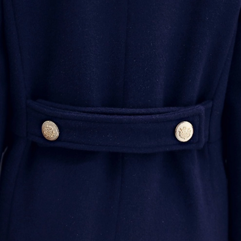Manteau D’hiver Style Militaire à Double Boutonnage Pour Femme 2 Manteau D’hiver Style Militaire à Double Boutonnage Pour Femme – Image 2
