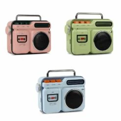 Mini Enceinte Bluetooth Forme Radio Rétro Portable -Vintage Soldes mini enceinte bluetooth forme radio retro portable 5