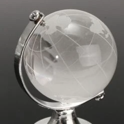 Mini Globe Terrestre En Cristal -Vintage Soldes mini globe terrestre en cristal 3