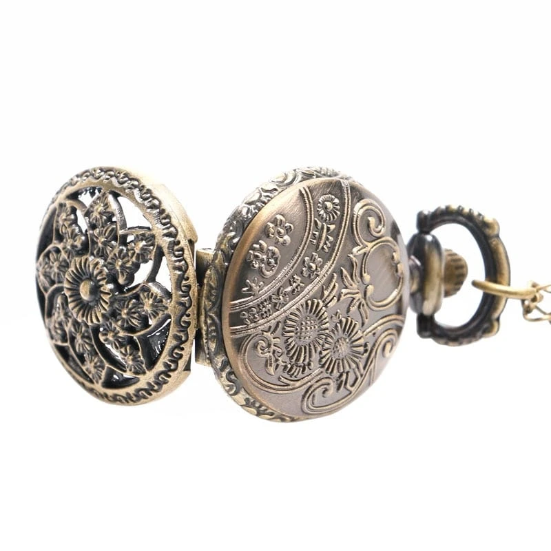 Montre à Gousset à Style Floral 5 Montre à Gousset à Style Floral – Image 5