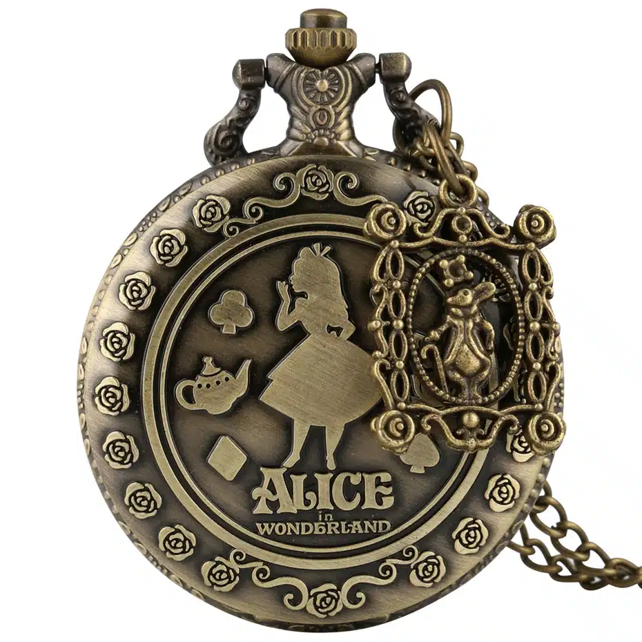 Montre à Gousset Alice Avec Petit Pendentif 3 Montre à Gousset Alice Avec Petit Pendentif – Image 3