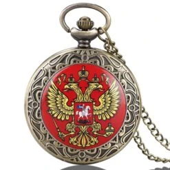 Montre à Gousset Avec Armoiries De Russie