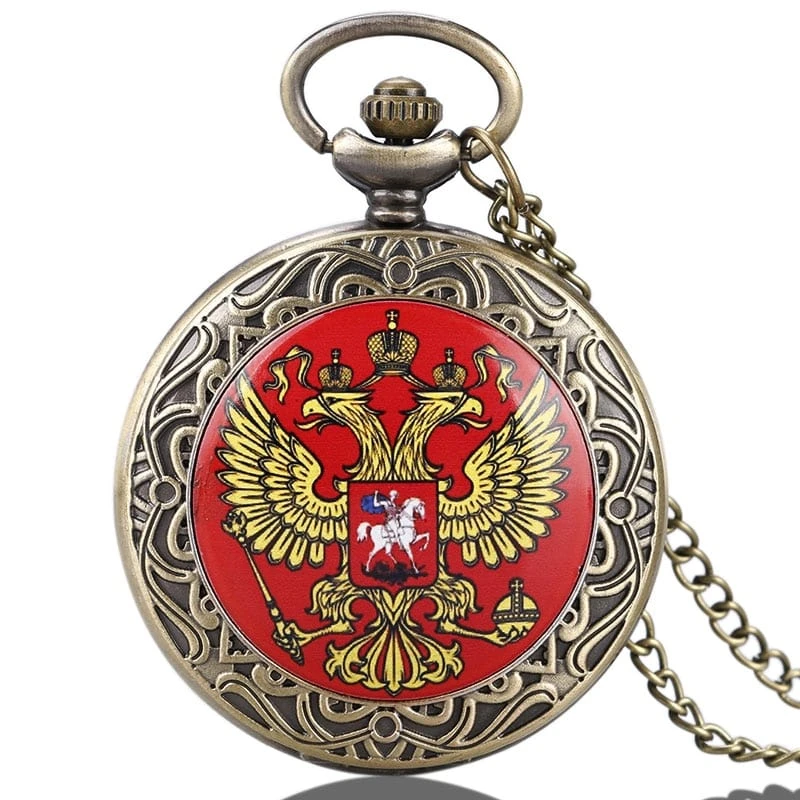 Montre à Gousset Avec Armoiries De Russie 1 Montre à Gousset Avec Armoiries De Russie