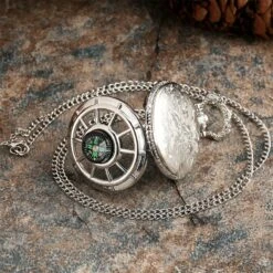 Montre à Gousset Avec Boussole -Vintage Soldes montre a gousset avec boussole 6