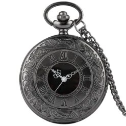 Montre à Gousset Avec Double Affichage -Vintage Soldes montre a gousset avec double affichage noir