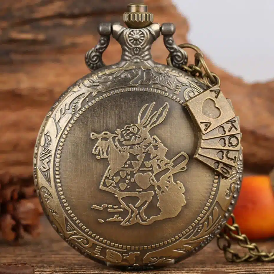 Montre à Gousset Avec Le Lapin D’Alice 3 Montre à Gousset Avec Le Lapin D’Alice – Image 3