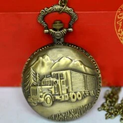 Montre à Gousset Avec Motif De Camion