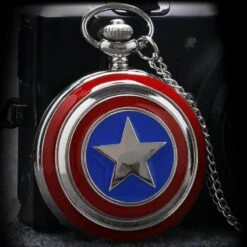 Montre à Gousset Du Captain America -Vintage Soldes montre a gousset du captain america 5
