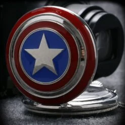 Montre à Gousset Du Captain America -Vintage Soldes montre a gousset du captain america 6