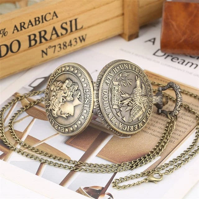 Montre à Gousset Visage De La Liberté Américaine 4 Montre à Gousset Visage De La Liberté Américaine – Image 4