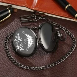 Montre à Gousset We Are All Mad Here 9 Montre à Gousset We Are All Mad Here -Vintage Soldes montre a gousset we are all mad here 4