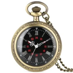 Montre De Poche Vintage Avec Chiffres Romains 12 Montre De Poche Vintage Avec Chiffres Romains -Vintage Soldes montre de poche vintage avec chiffres romains noir