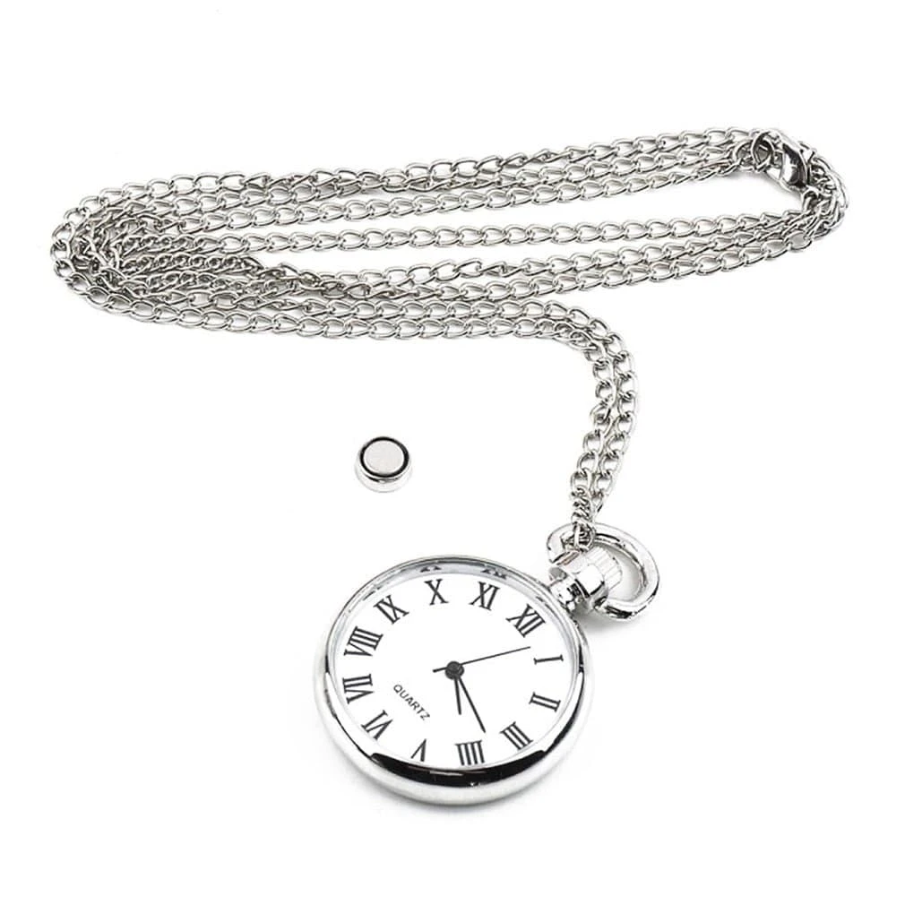 Montre De Poche Vintage Avec Collier Chaîne à Maillons 1 Montre De Poche Vintage Avec Collier Chaîne à Maillons