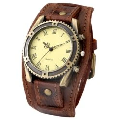 Montre Vintage En Imitation Cuir De Vache Pour Homme 11 Montre Vintage En Imitation Cuir De Vache Pour Homme -Vintage Soldes montre vintage en imitation cuir de vache pour homme 3