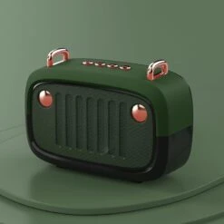 Petite Enceinte Portable Colorée Back To The 60’s -Vintage Soldes petite enceinte portable coloree back to the 60 vert