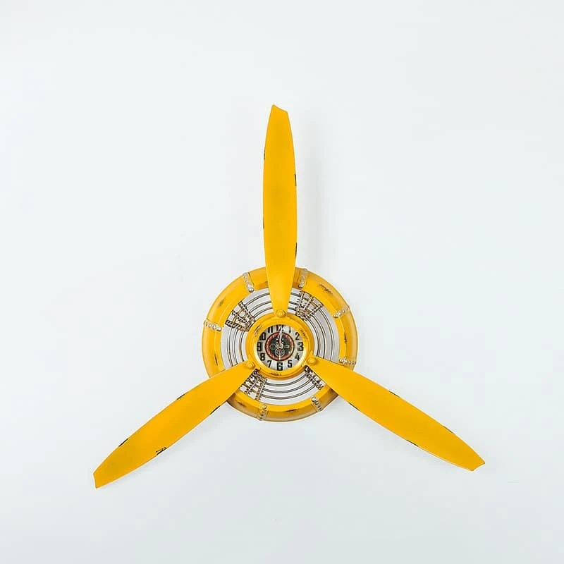 Petite Horloge De Tête D’avion En Fer 2 Petite Horloge De Tête D’avion En Fer – Image 2