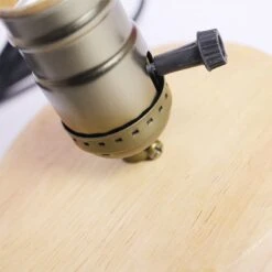 Petite Lampe De Chevet Rétro En Bois -Vintage Soldes petite lampe de chevet retro en bois 4