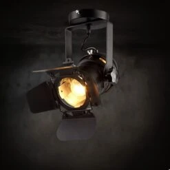 Plafonnier D’intérieur Noir Minimaliste Et Rétro -Vintage Soldes plafonnier d interieur noir minimaliste et retro 5