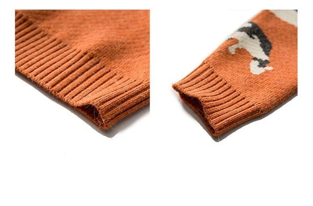 Pull Homme Vintage Avec Motif Campagne Et Vaches 4 Pull Homme Vintage Avec Motif Campagne Et Vaches – Image 4