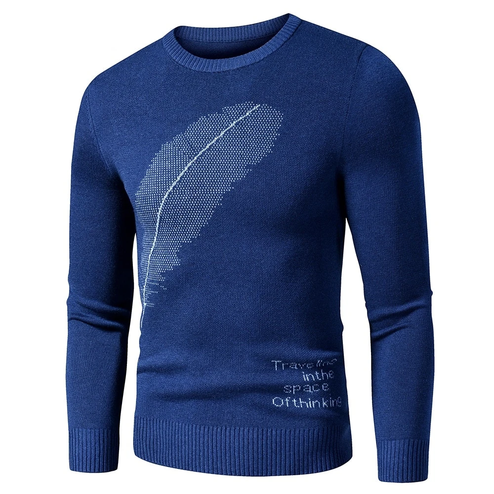 Pull Homme Vintage Imprimé Plume 1 Pull Homme Vintage Imprimé Plume