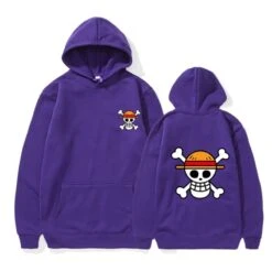 Pull One Piece Avec Une Capuche Luffy Pirate Vintage -Vintage Soldes pull one piece avec une capuche luffy pirate vintage 4