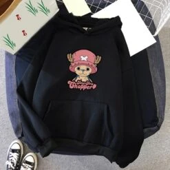 Pull One Piece Vintage à Capuche Tony-Tony Chopper -Vintage Soldes pull one piece vintage a capuche tony tony chopper 3