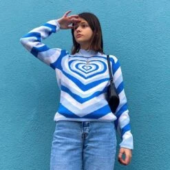 Pull Vintage Coeur Psychédélique Pour Femme 14 Pull Vintage Coeur Psychédélique Pour Femme -Vintage Soldes pull vintage coeur psychedelique pour femme 2