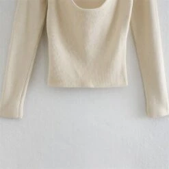 Pull Vintage Femme Tricoté Décolleté Coeur -Vintage Soldes pull vintage femme tricote decollete coeur 6