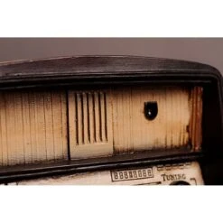 Radio Artisanale Vintage En Résine -Vintage Soldes radio artisanale vintage en resine 4