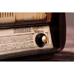 Radio Artisanale Vintage En Résine -Vintage Soldes radio artisanale vintage en resine 5