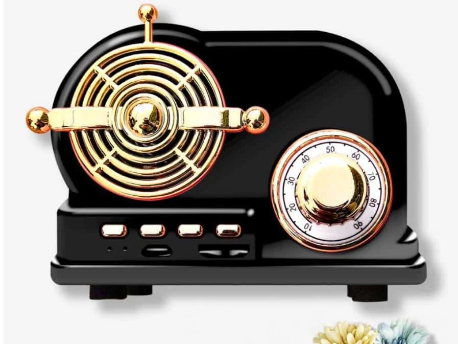 Radio Fm Rétro Enceinte Bluetooth Vintage à Croquer 2 Radio Fm Rétro Enceinte Bluetooth Vintage à Croquer – Image 2