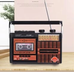 Radio Vintage Portable Avec Bluetooth